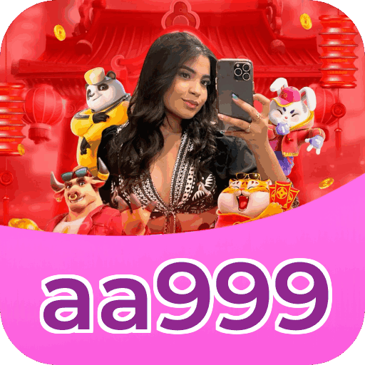 Interface do aplicativo aa999 mostrando jogos disponíveis no iOS e Android
